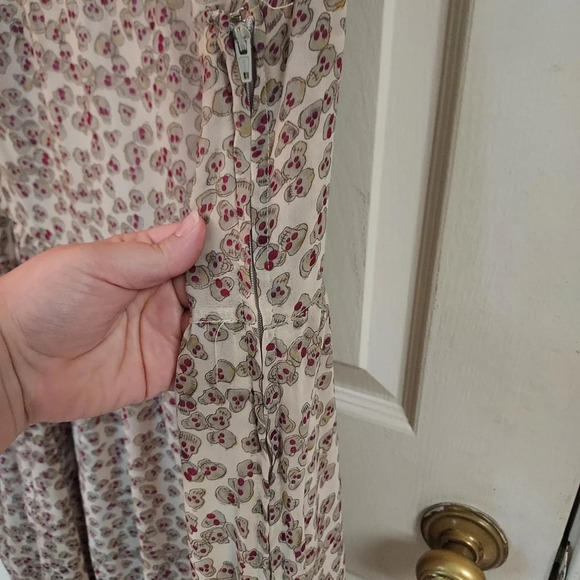 Tripp NYC Daang Goodman Chiffon Skull Heads Dress in Size 16 - Picture 6 of 13